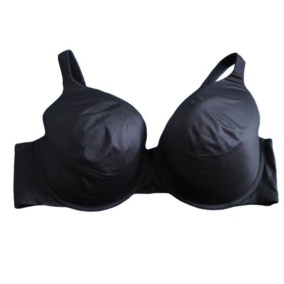 Cacique Lane Bryant Intuition Black Full Coverage Underwire Bra Size 46DD - Picture 1 of 7
